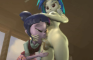 Twilight Sparkle Sucking Vinyl's Cock - Animation SFM