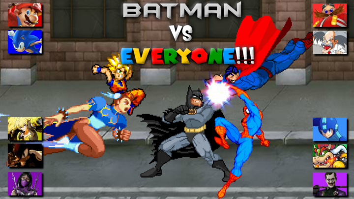 Batman vs Everyone Part 1! (Version 2)