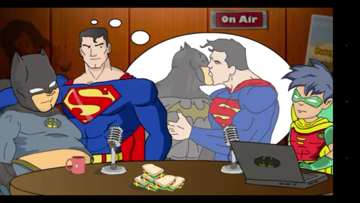 Superman really, REALLY, likes Batman.