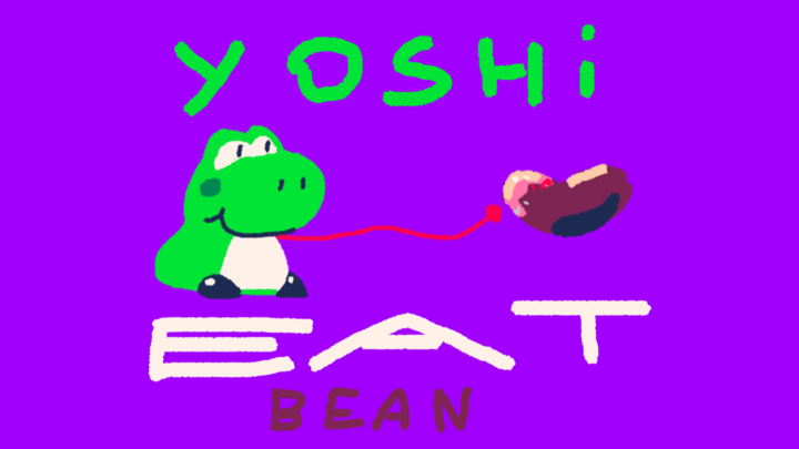 Yoshi Eat Bean