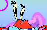 Krabs thinks to himself