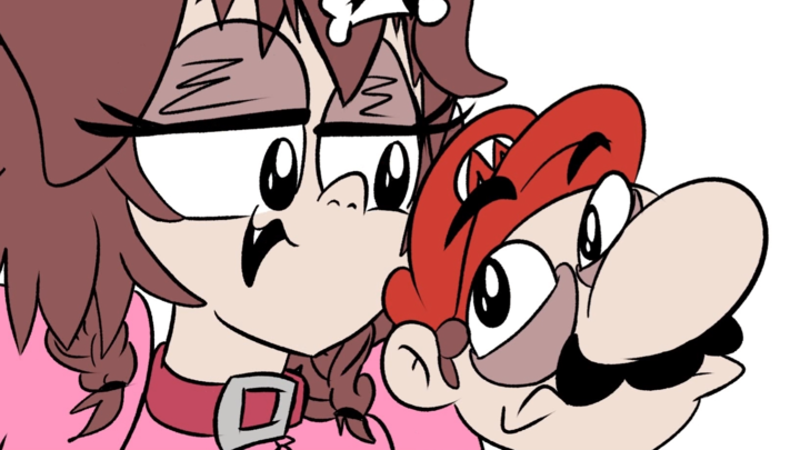 Korone Animated - Kiss me Mario