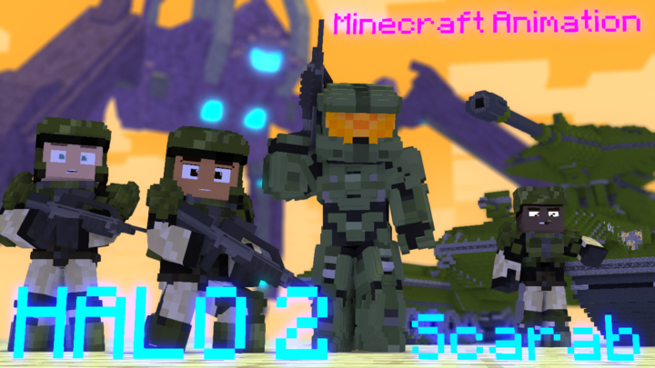 Halo 2 Scarab (Minecraft Animation)