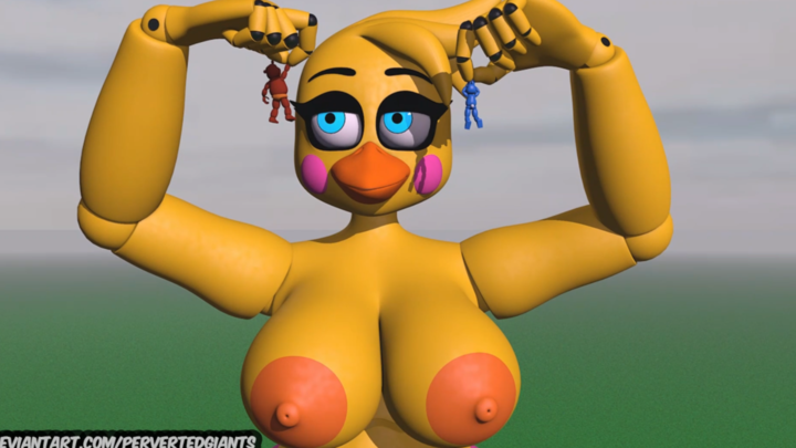 Giantess Toy Chica #4-Panties Trap