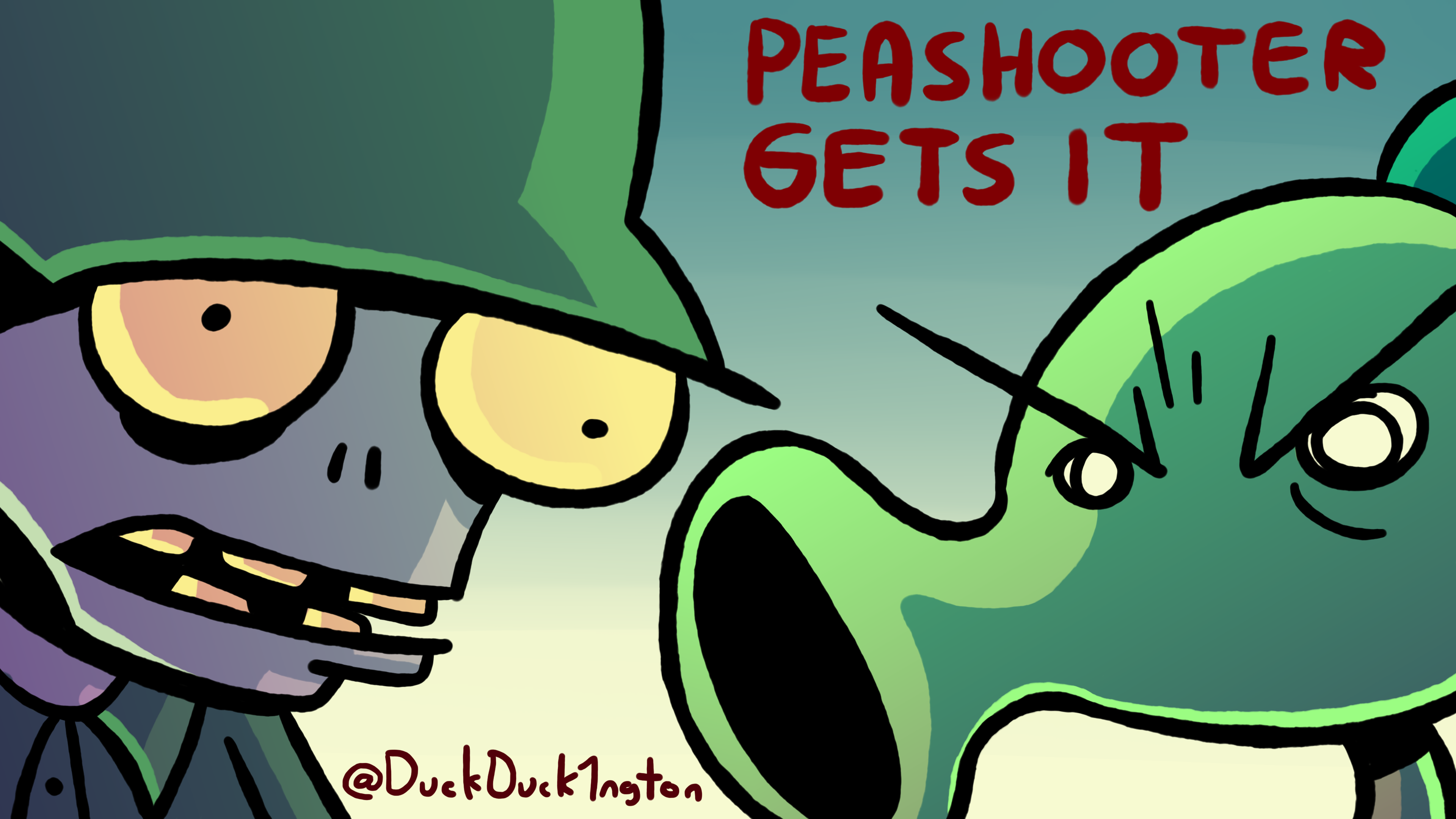 cute peashooter