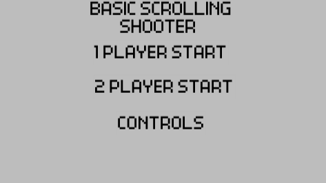 Basic Scrolling Shooter