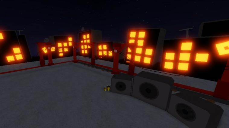 I tried to make pico's background from FnF in roblox studio