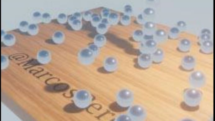 Falling Marbles 3d Animation
