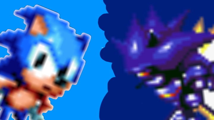 Sonic vs Mecha Sonic, Animacion Con Sprites