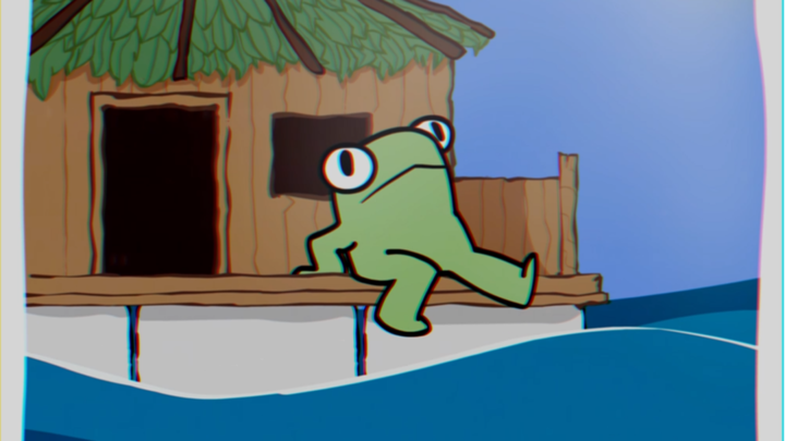 Frog in a Raft (loop)