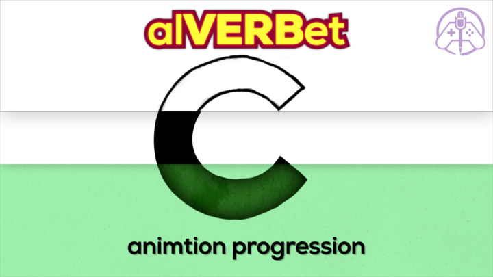 alVERBet - "C" animation progression