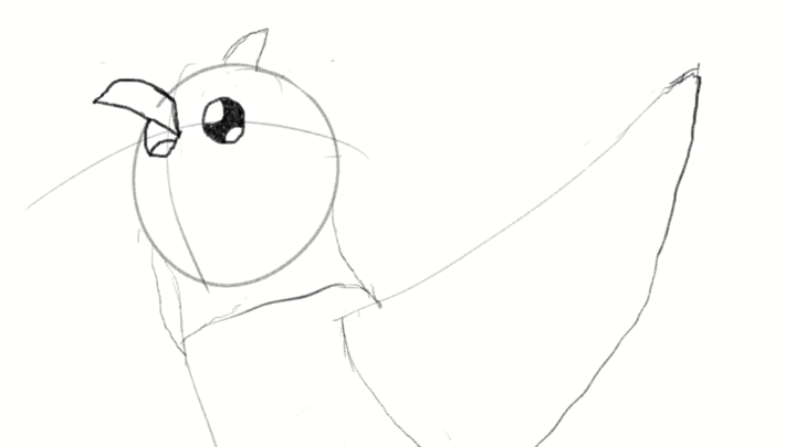 Petting a Bird | Animation Sketch
