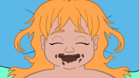 Chocolate Filled Woman