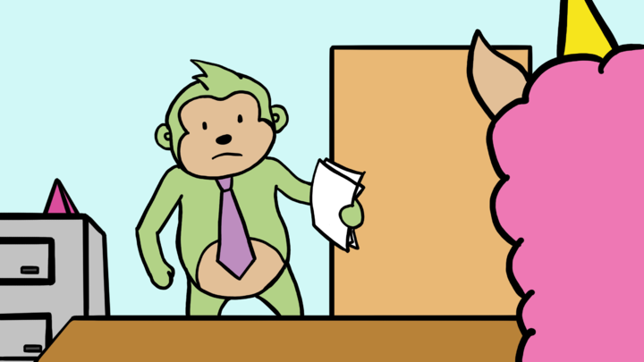 Monkey and Llamacorn: Paperwork
