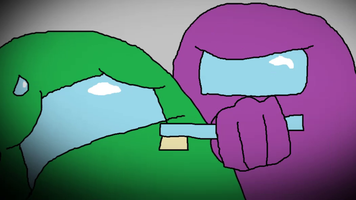 Among us in a nutshell (mspaint animation remake)