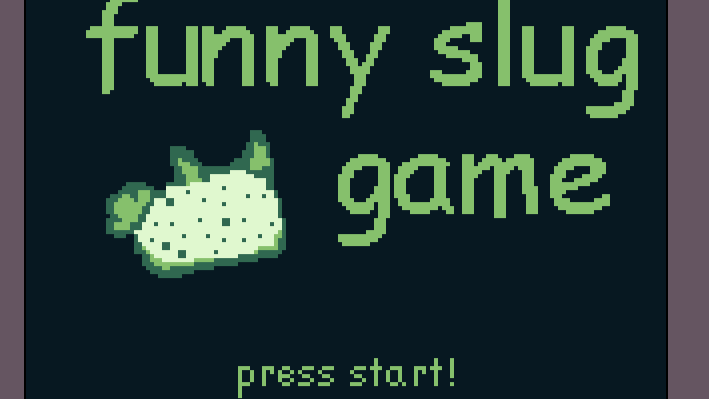 funny slug game (ludum dare 48)
