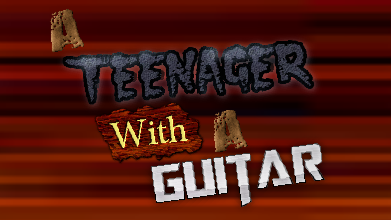 a teenager with a guitar Demo