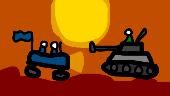 A War of Tanks and Cars