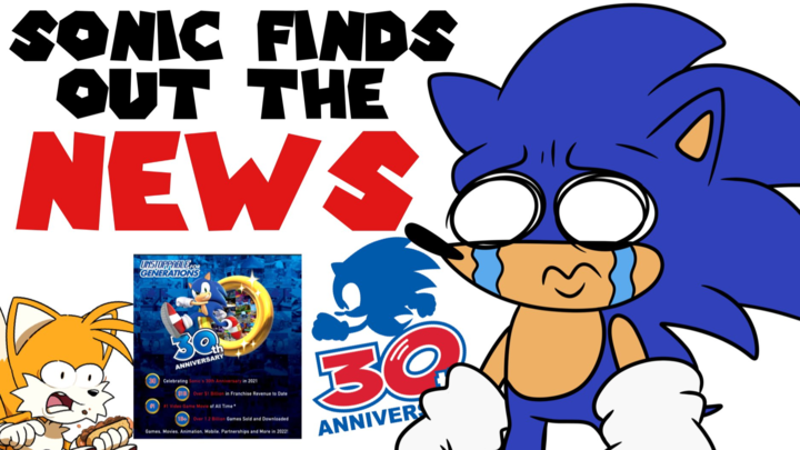 Sonic hears the news O_O