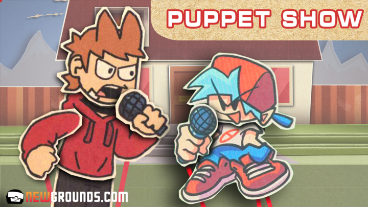 FNF PUPPET SHOW Vs. Tord Mod Remastered - FNF CARDBOARD Edition