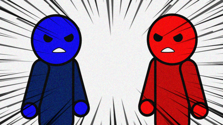 [SHORT] Red & Blue have an argument