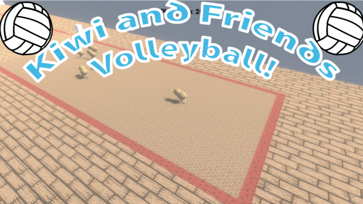 Kiwi and Friends Volleyball