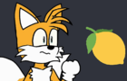 Tails eats a lemon (Animation)