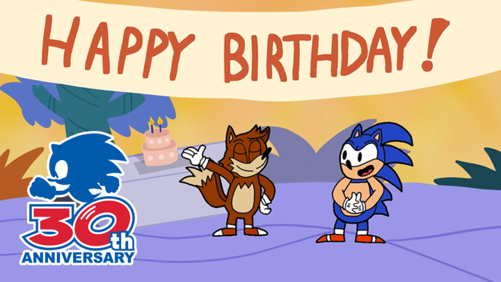 Sonic's 30th Anniversary Animation