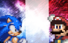 Mario V.S Sonic - Sprite Battle