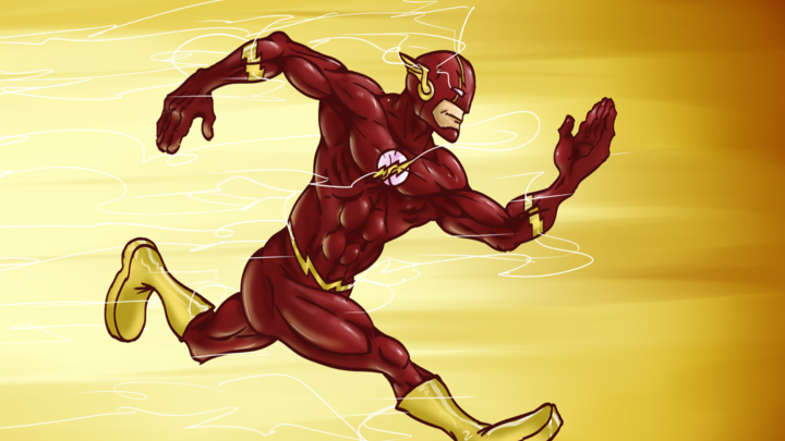 The Flash Running - Akira slide