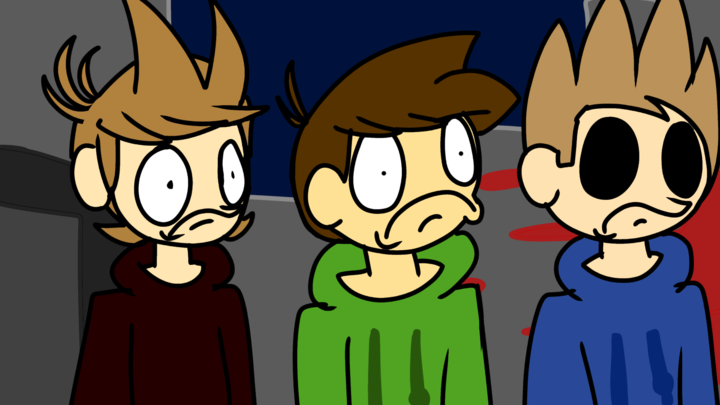 Omg he bit off his arm reanimated I think eddsworld