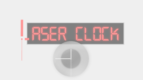 Laser Clock