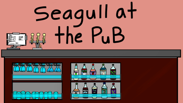 Seagull At The Pub - Uk Version