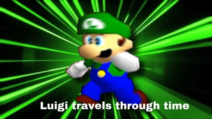 SM64: Luigi travels through time
