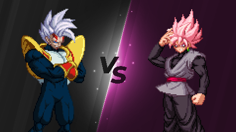 Baby Vegeta vs Goku Black