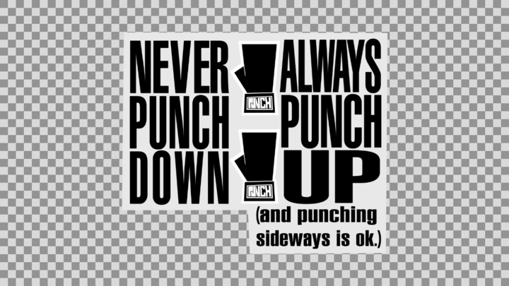 Never Punch Down