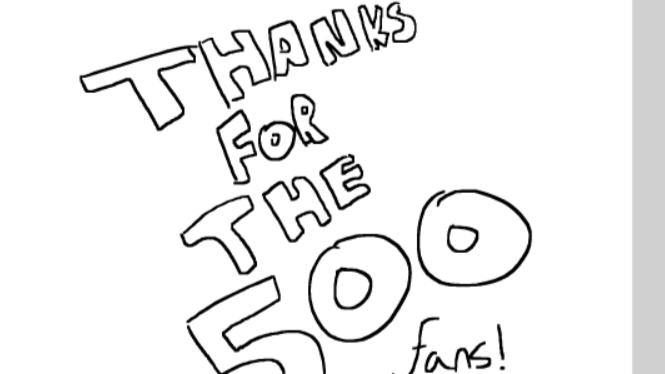 Thanks Everybody for 500