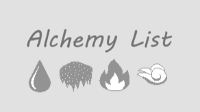 Alchemy List