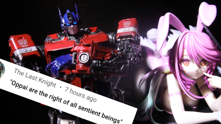Optimus Prime reads comments