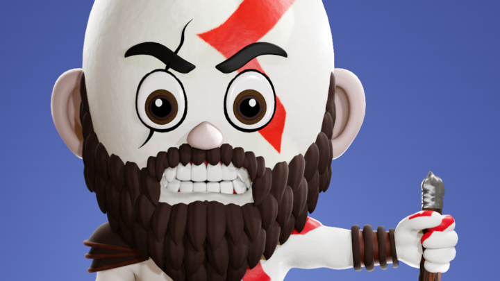 Kratos - God of War Ragnarok by CasRan on Newgrounds