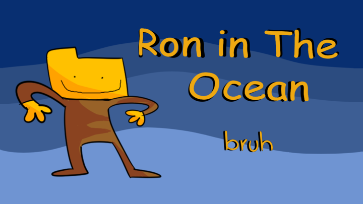 ron in the ocean