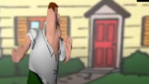 Peter Griffin hurts his knee 3D