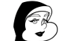 nun big boobs animated