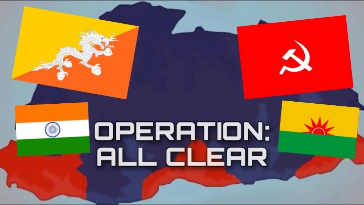 Operation All Clear Bhutan 2003 War Animation