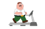 Peter Griffin On A Treadmill