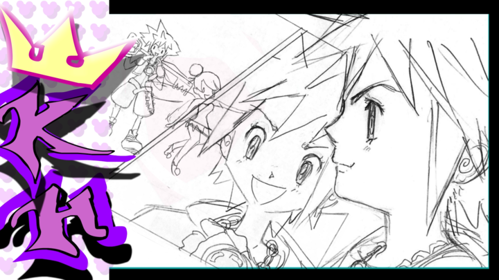Sora pencil test Kingdom Hearts