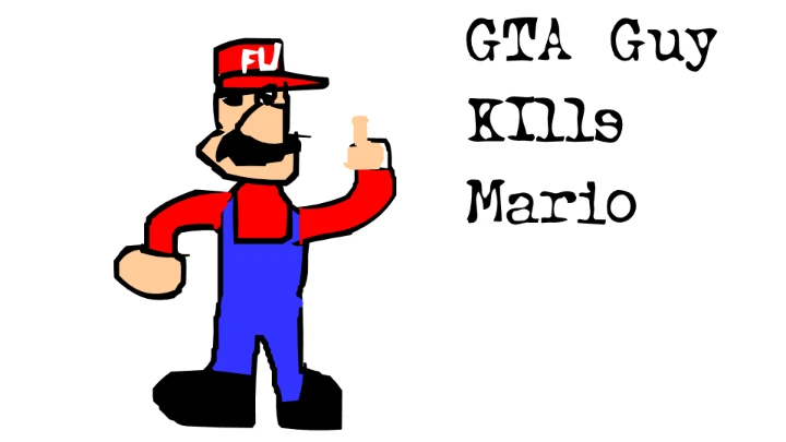Mario meets gta3 guy