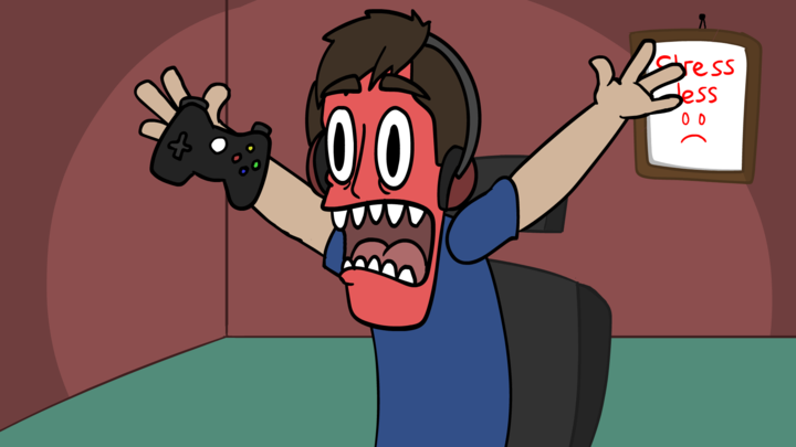 Real Gears of War Gamer Rage Animated!
