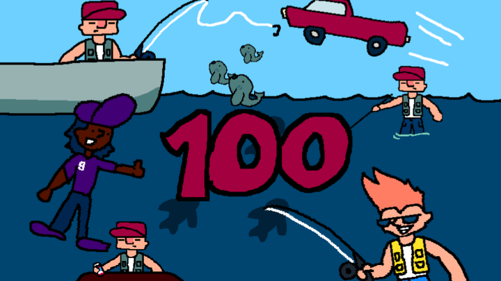 100 Fishing Minigames