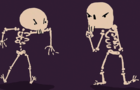 very angry skeletons